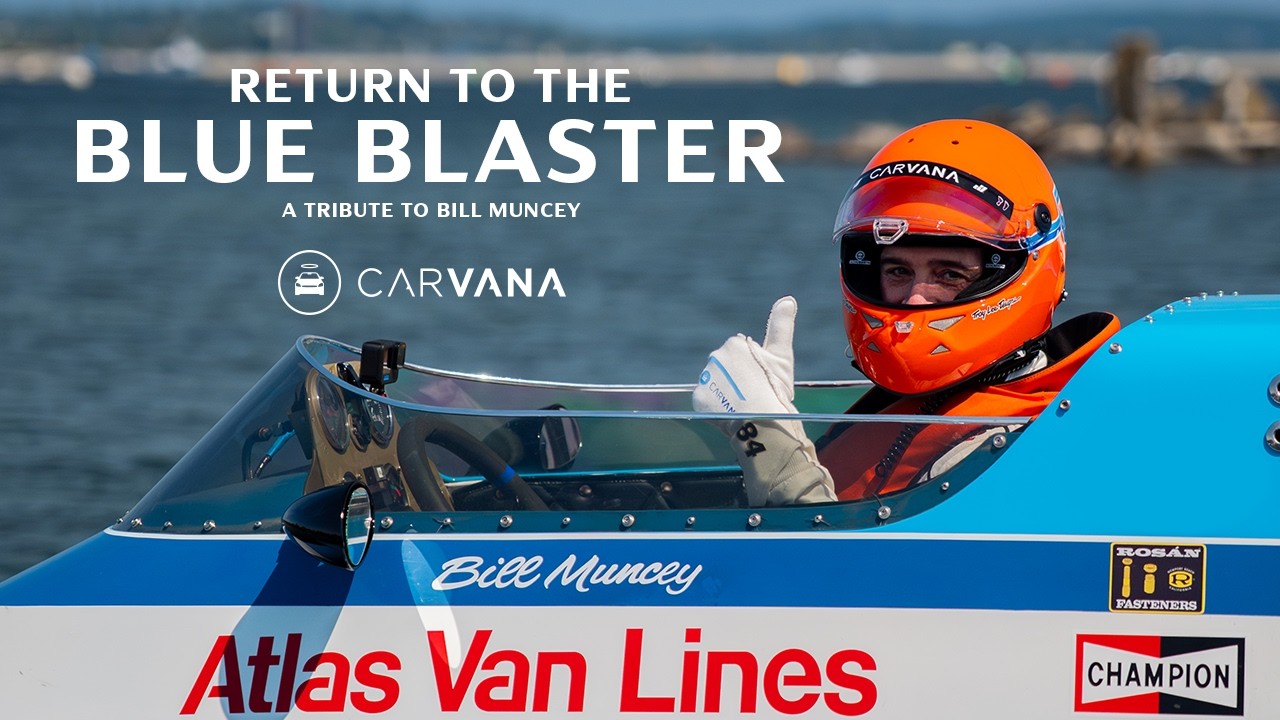 Jimmie Johnson Races Legendary Blue Blaster Hydroplane in Seattle | Emotional Return