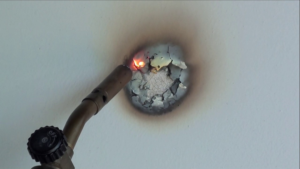 Fire Shield Primer Drywall Test