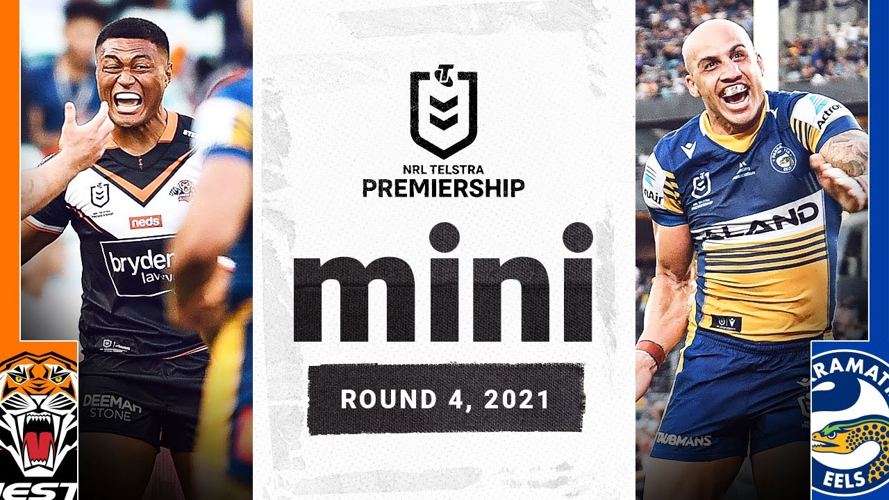 NRL Highlights | Wests Tigers host Eels on Easter Monday | Match Mini | Round 4, 2021 | NRL