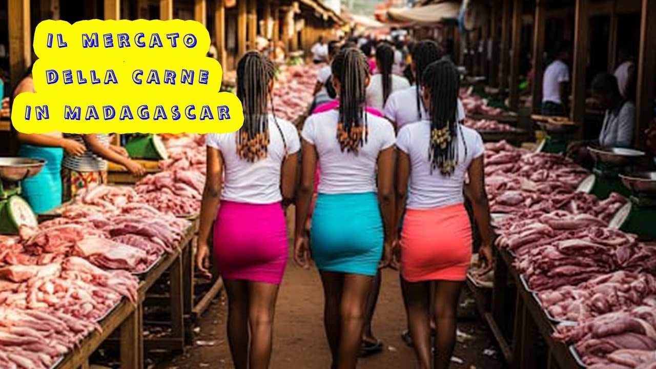Madagascar: il mercato della carne a Diego Suarez | Le marché de la viande de zébu à Antsiranana