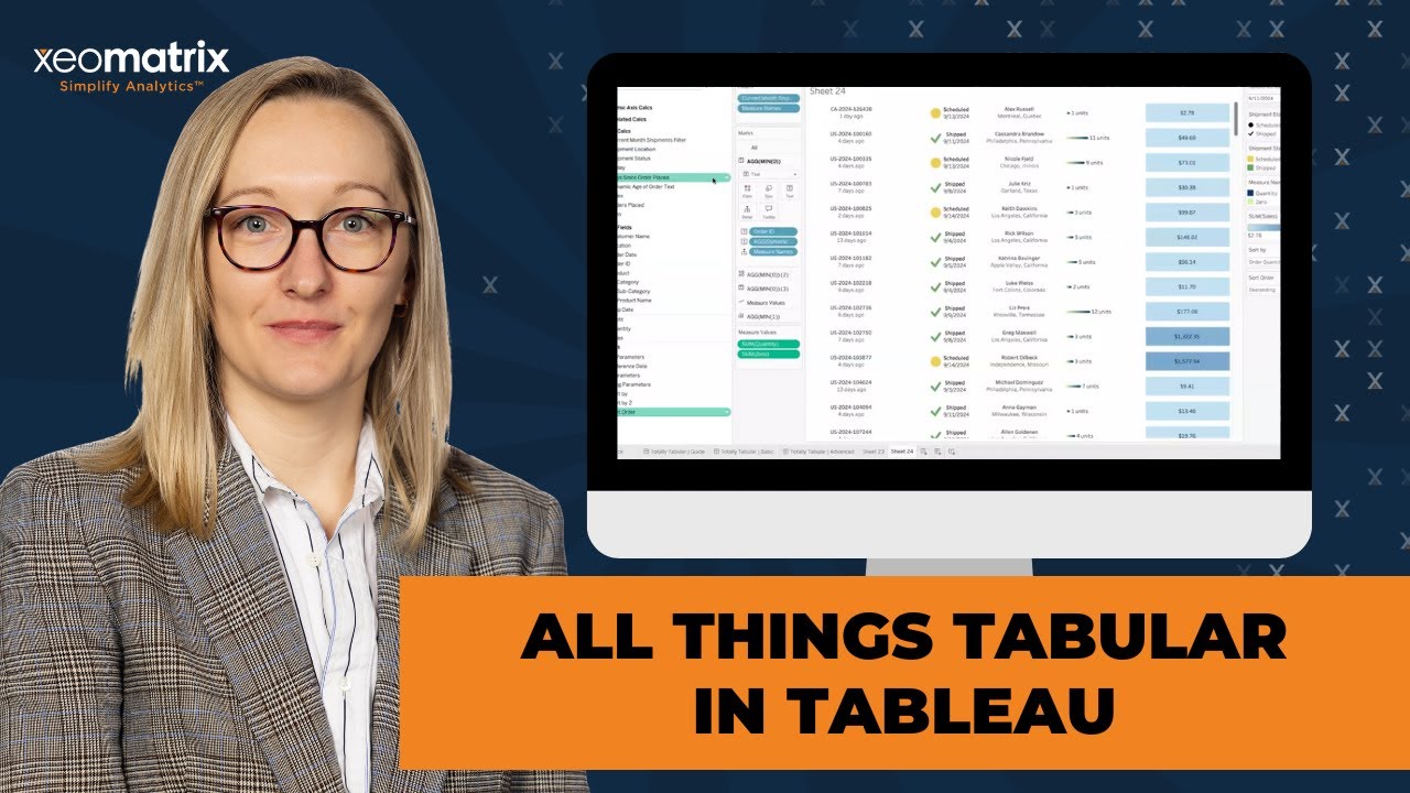 All Things Tabular in Tableau