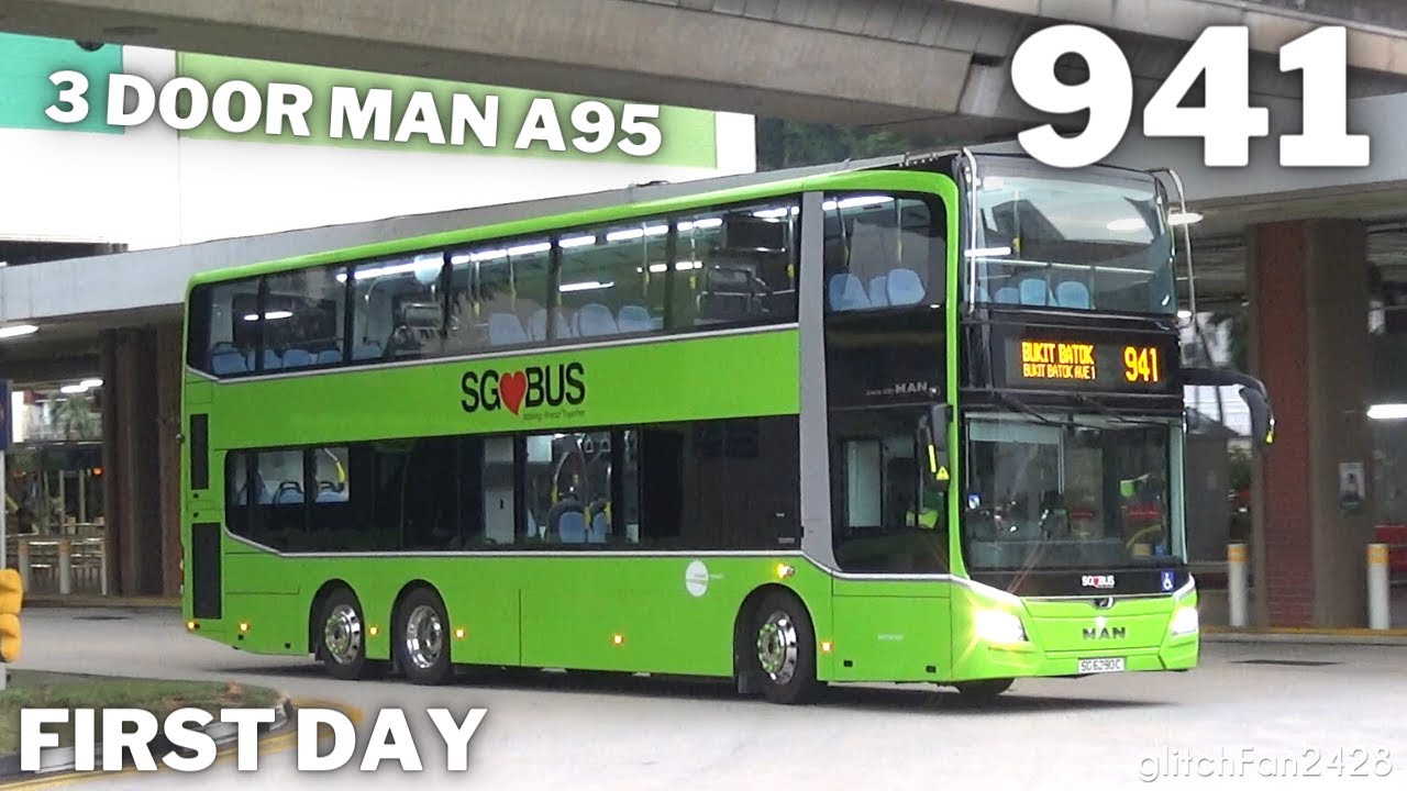 [TTS] Service 941's First Day using 3 Door MAN A95 - SG6290C