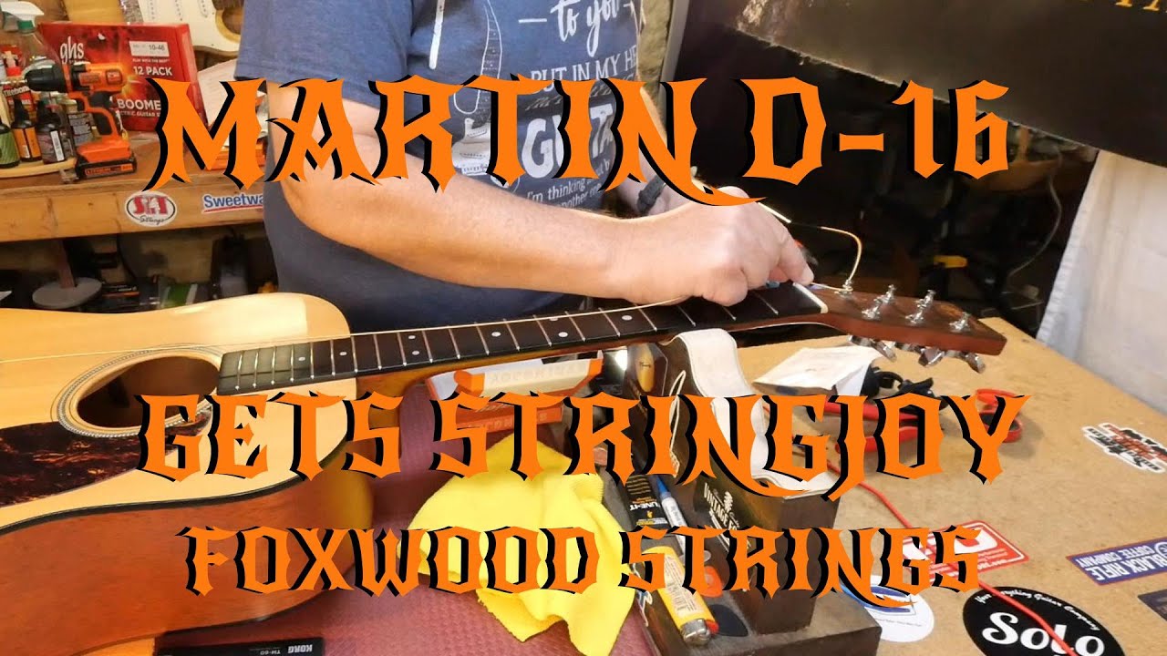 Martin D 16 Gets StringJoy Foxwoods EP 436