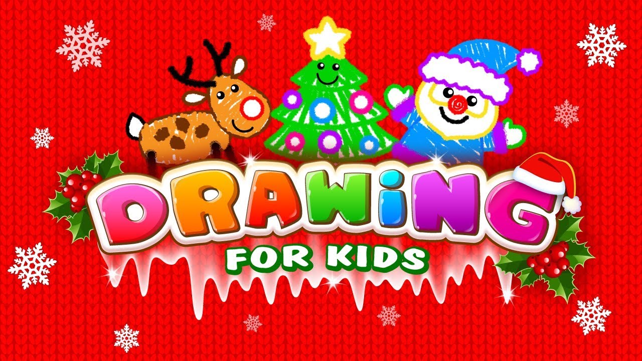 Drawing for Kids and Toddlers! Christmas!