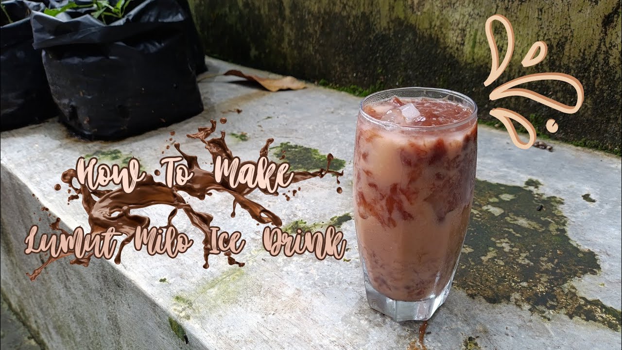 Procedure text | How To Make Lumut Milo Ice Drink