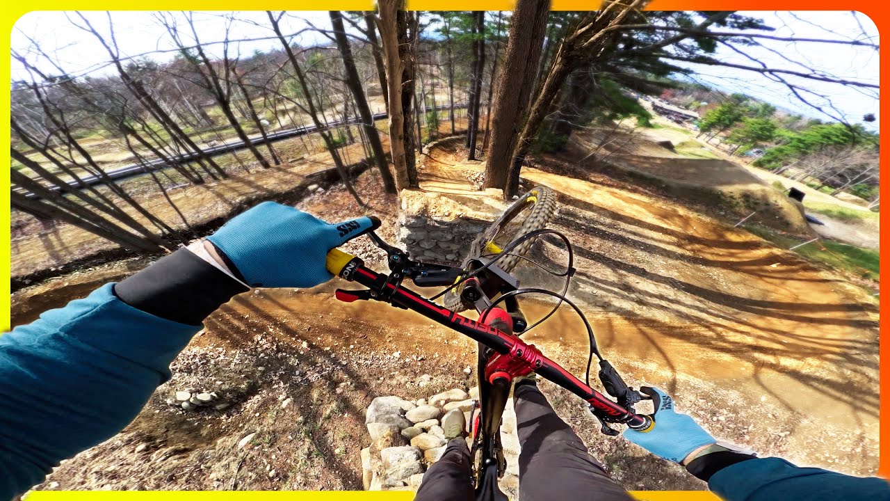 First Highland Mountain Bike Park Laps Of The year!