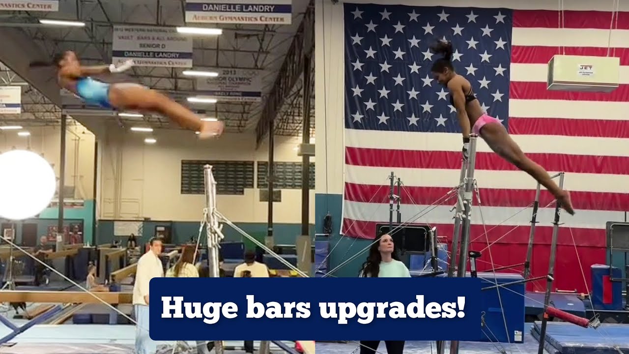 Shilese Jones UPGRADES on Bars in 2024 (Laid out Jaeger / Nabieva to Bhardwaj)
