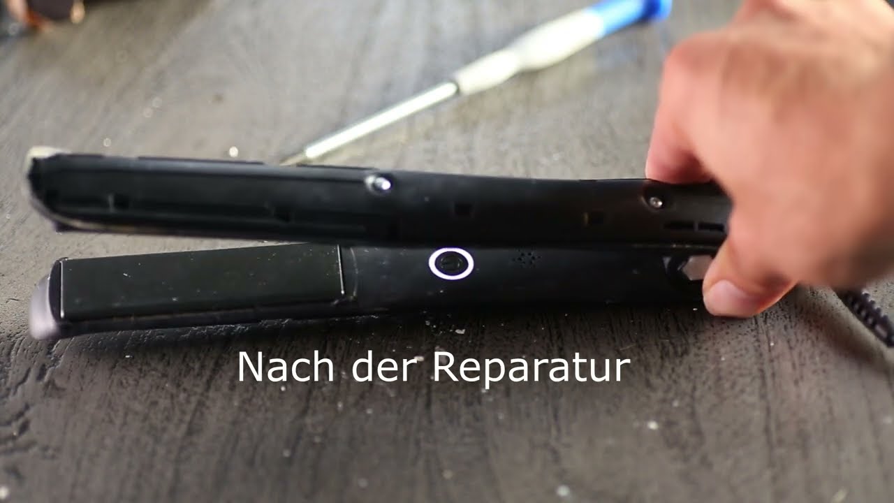 Reparatur GHD Gold Glätteisen, Rotes Licht, Error Signalton