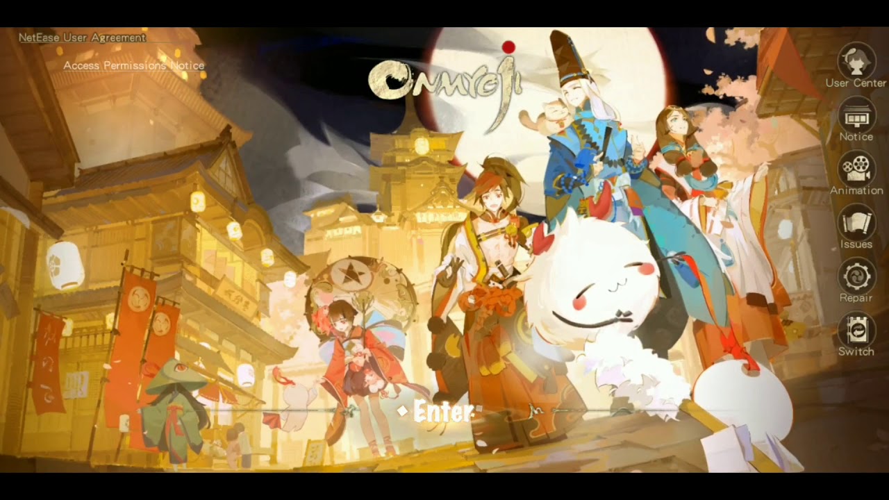 Login Screen Song, 光影 - Tomo [ Onmyoji ]