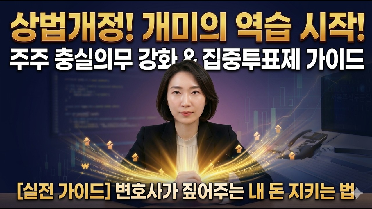 개미의 역습! 상법 개정! 왜 개미는 당하기만 했나