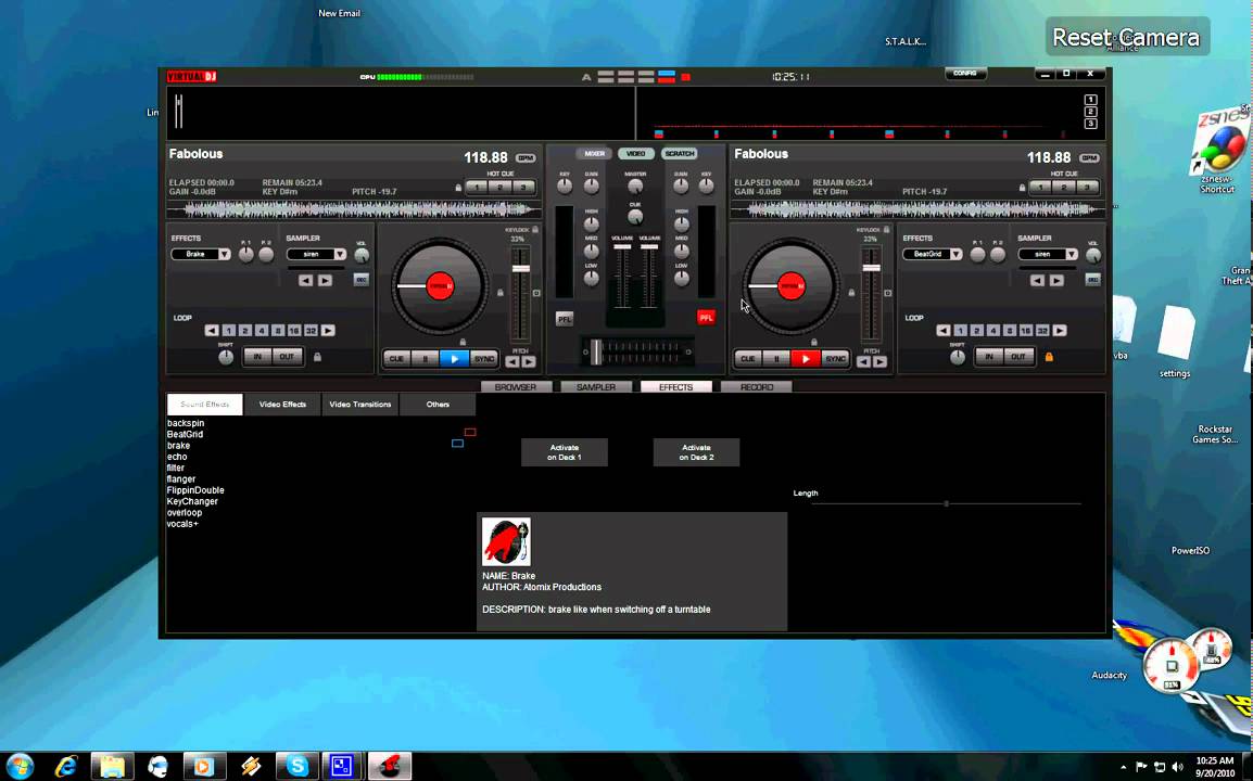 The correct way to Chop and Screw using Virtual DJ