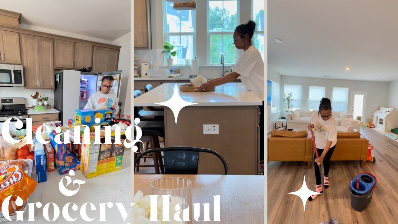SAHM OF 4 WHO WORKS 🤎 + Grocery Haul