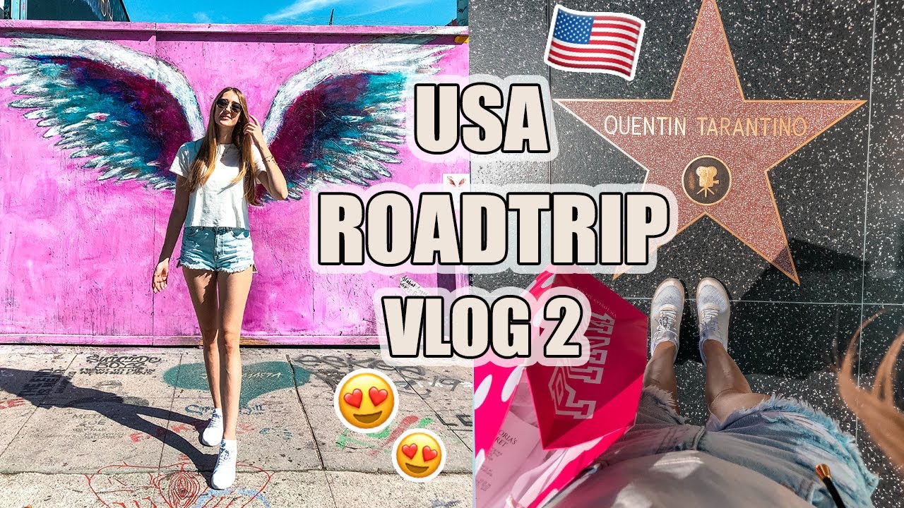 USA Roadtrip Los Angeles Vlog 02 🇺🇸 Melrose Ave + Hollywood✨ Stefanie Le