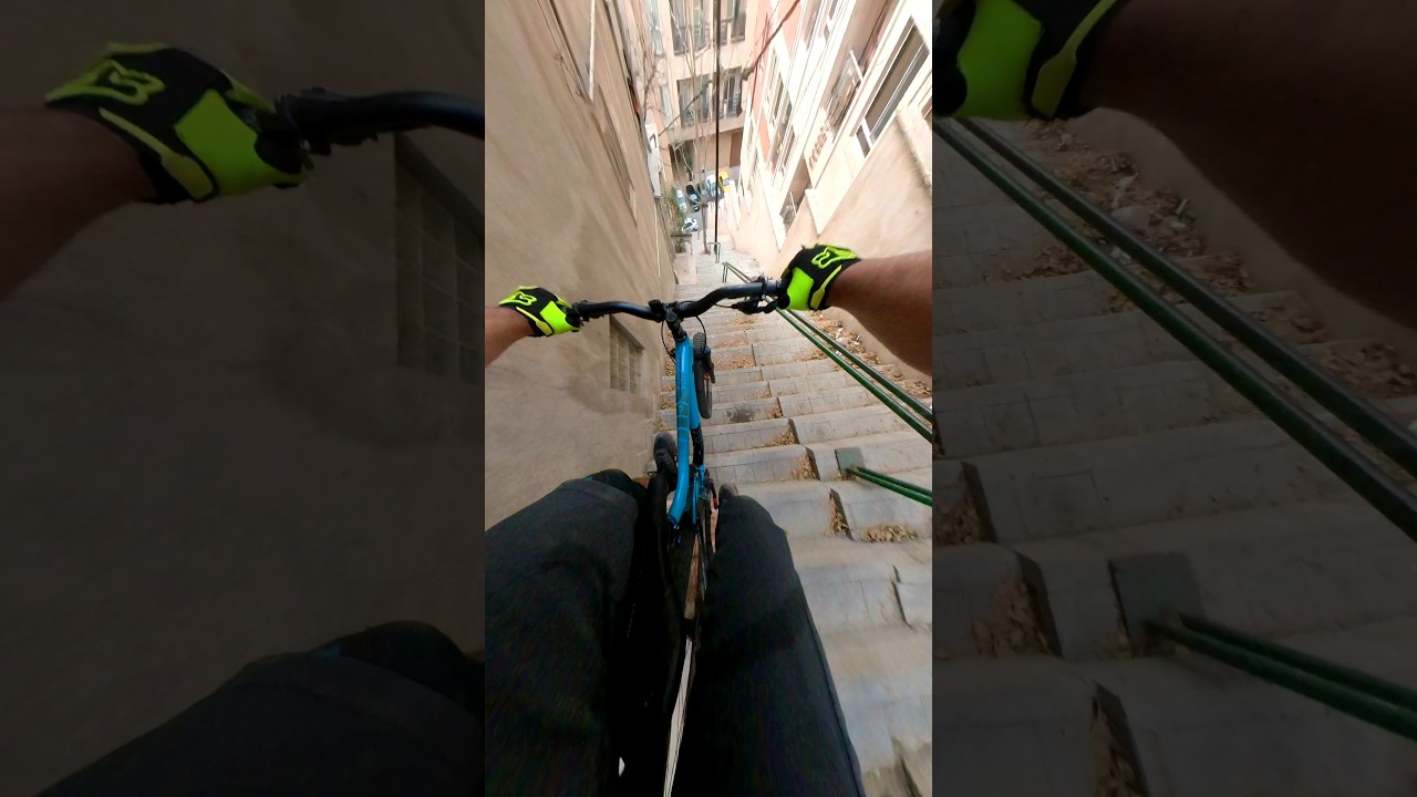 Urban freeride | stairs to drop!#mtb #urbandownhill #urbanfreeride #enduromtb #downhillmtb #cycling