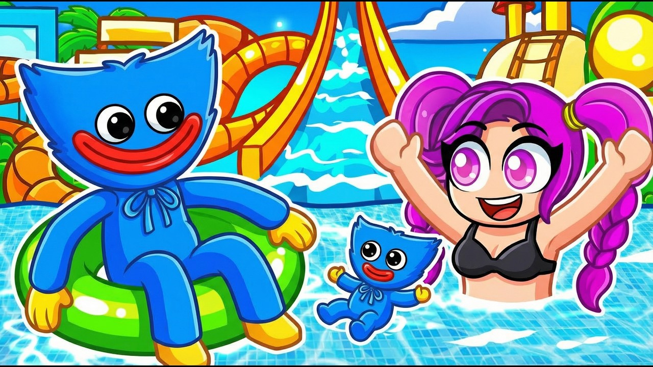 Poppy Playtime Family Visit the WATERPARK!
