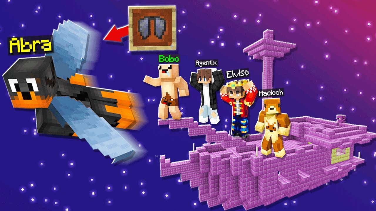 Zdobyłem ELYTRĘ jako PIERWSZY na JEDNYM BLOKU w MINECRAFT! 😱