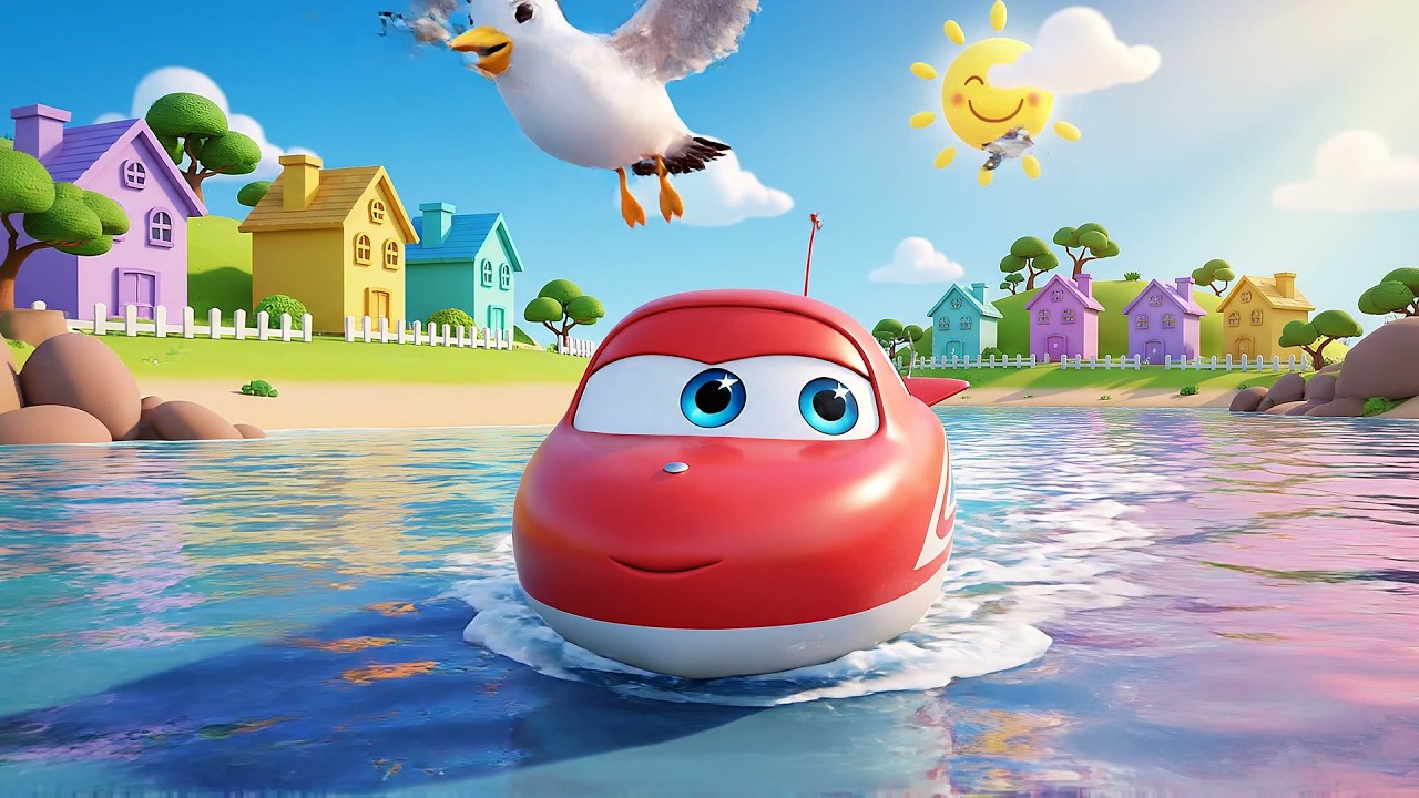 La Pequeña Lancha Rápida hace Splash Splash | Canciones del Mar y Rimas Infantiles
