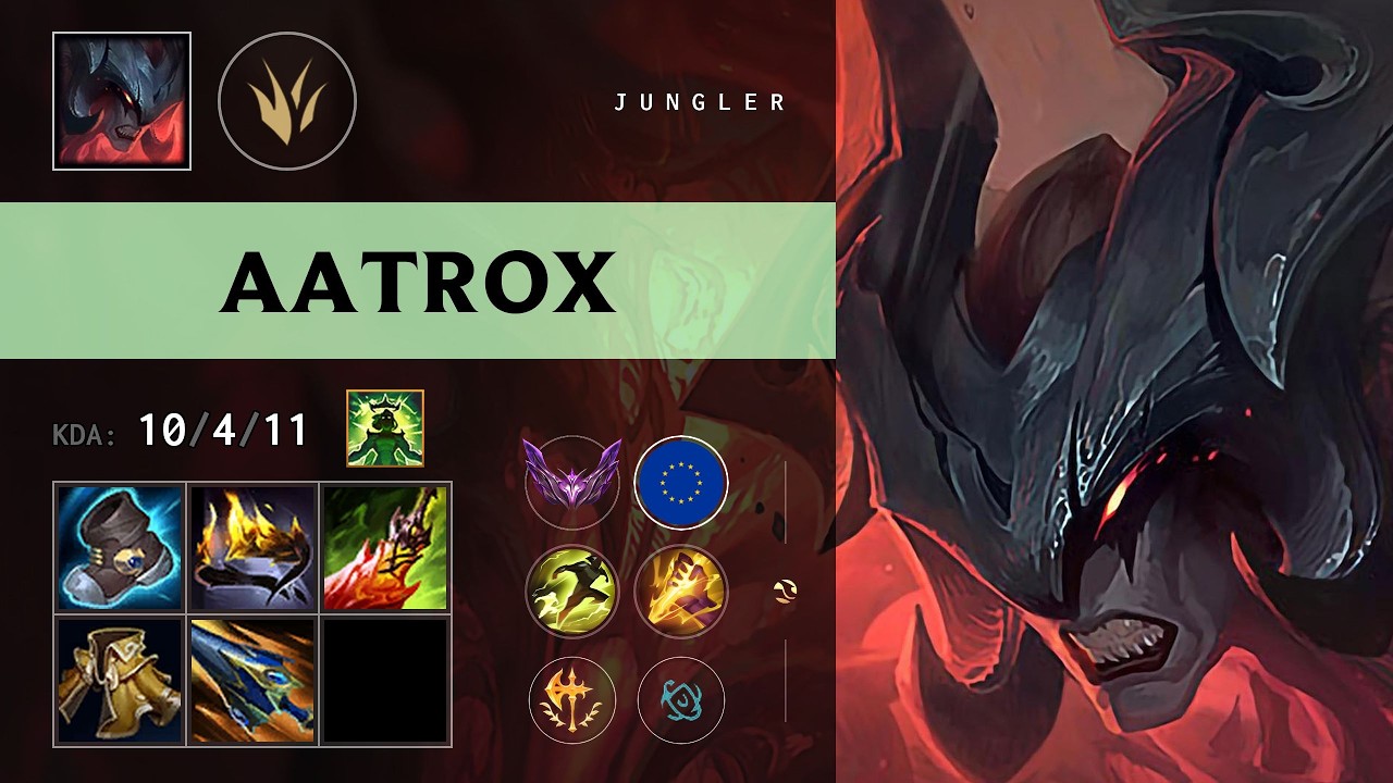 Aatrox Jungle vs Pantheon - EUW Master Patch 26.11