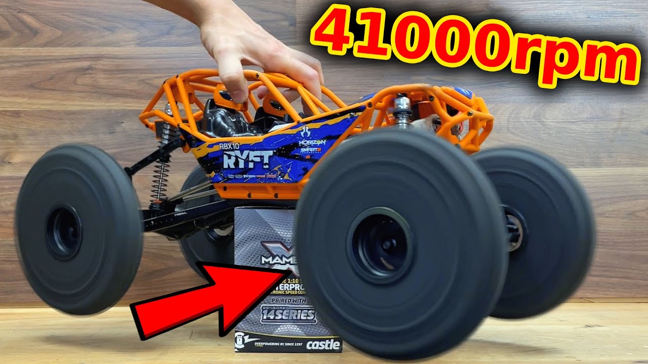 Безумие RC Rock Bouncer на 41 000 об/мин