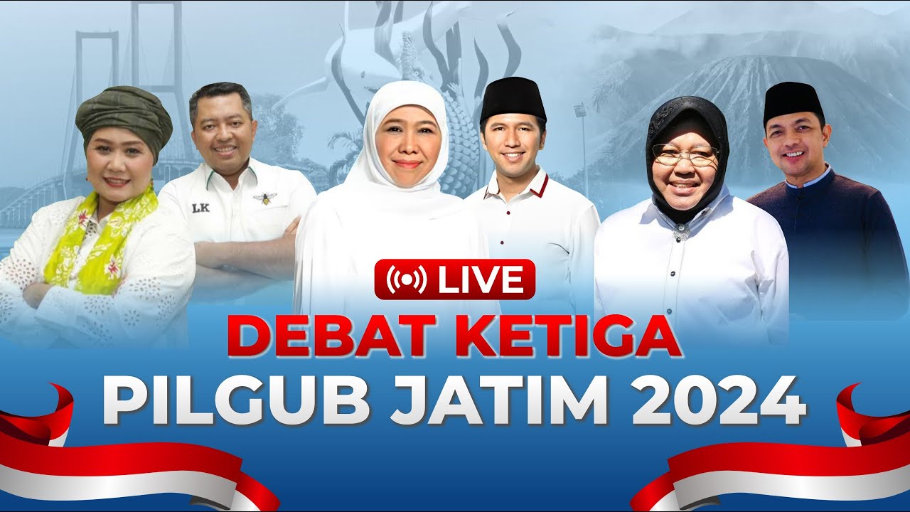 Debat Pamungkas Pilgub Jatim 2024