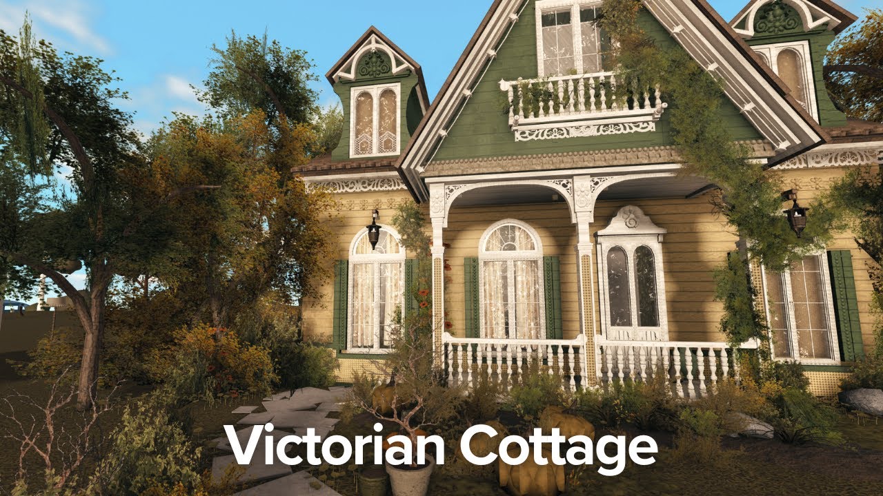 I built a REALISTIC Victorian Cottage in bloxburg │ Speedbuild
