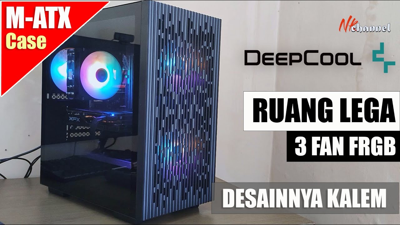 Harga 600 ribuan, Material Ok, Kalem, Casing MATX ini cukup menarik | Deepcool Matrexx 40 3FS