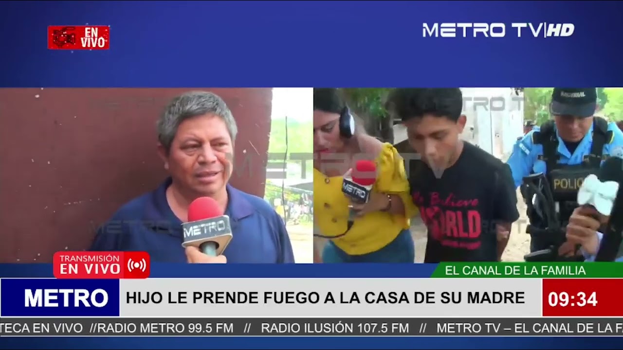 Policía Nacional detiene a joven que incendió la casa de su madre en Choluteca
