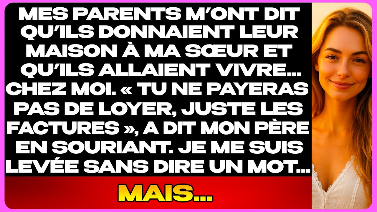 Mes Parents Ont Donné Leur Maison À Ma Sœur… Puis Ont Débarqué Chez Moi Comme Si C’Était Normal