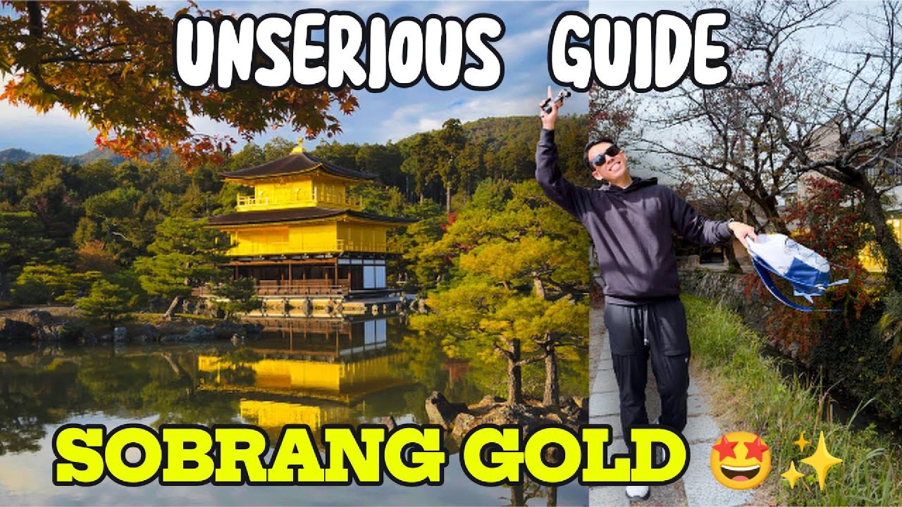 UNSERIOUS GUIDE to Kyoto Temples ⛩️ (RYOAN-JI & KINKAKU-JI) - KYOTO 2025