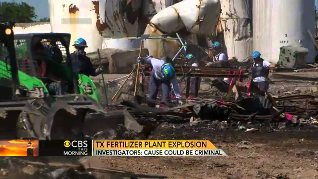 West, Texas, fertilizer plant blast cause still unknown