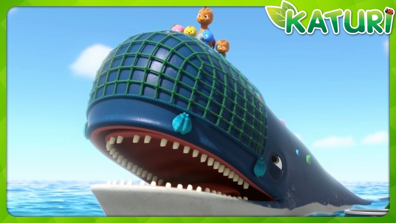 [KATURI3] Whale the Sea Cleaner | EP36 | Katuri Cartoon | Katuri