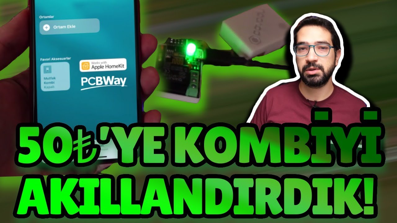 KENDİN YAP AKILLI KOMBİ TERMOSTATI | Sürpriz Konuk w\PCBWay