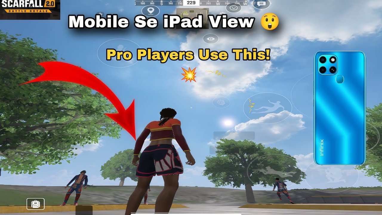 ScarFall 2.0 Mein iPad View Kaise Enable Kare | Full Screen Trick 😱