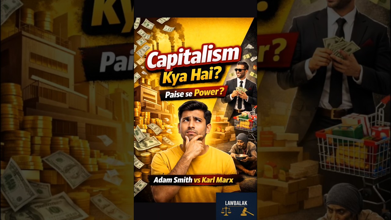 Capitalism Kya Hai? 💰 | Adam Smith vs Karl Marx | Explained in 60s #shorts #capitalism #ytshorts