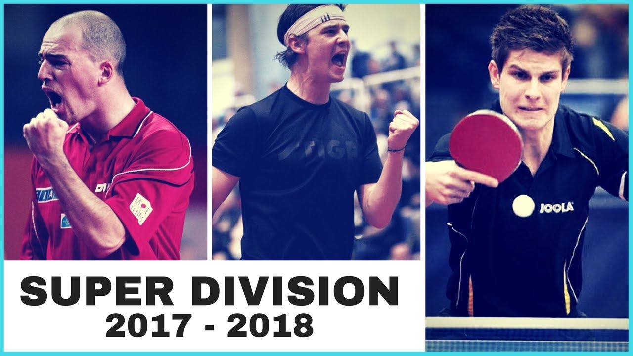 DARCIS Thibaut - SZYMANSKI Filip SUPER DIVISION 2017 2018 TABLE TENNIS