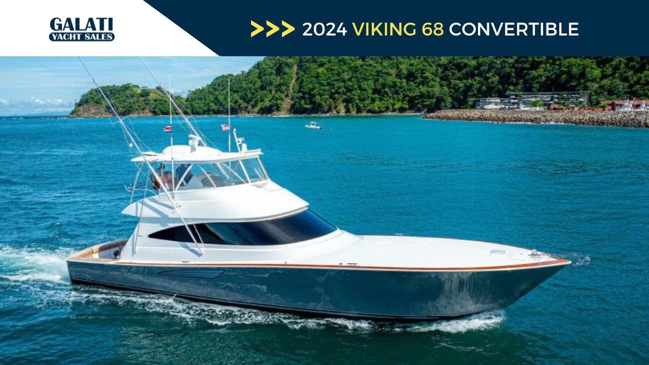 SOLD - 2024 Viking 68 Convertible Yacht For Sale 