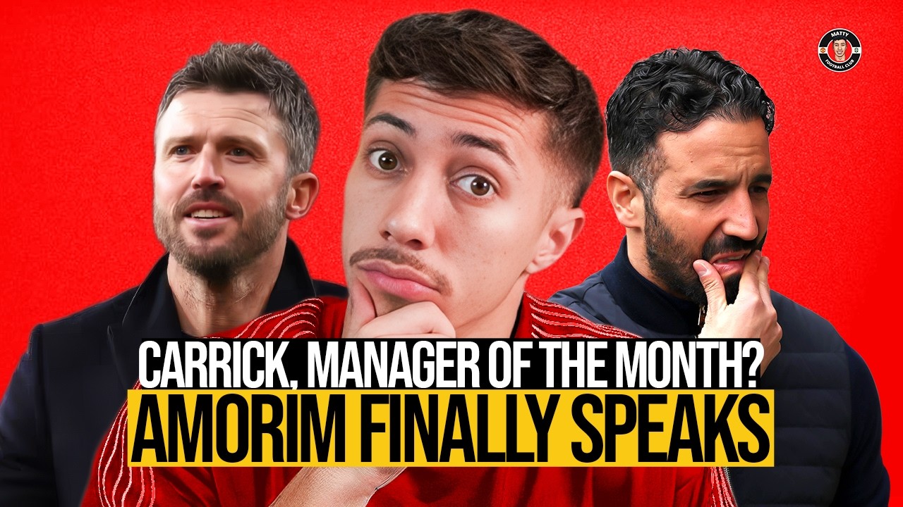 Carrick For Manager Of The Month?! Amorim Finally Speaks On United…