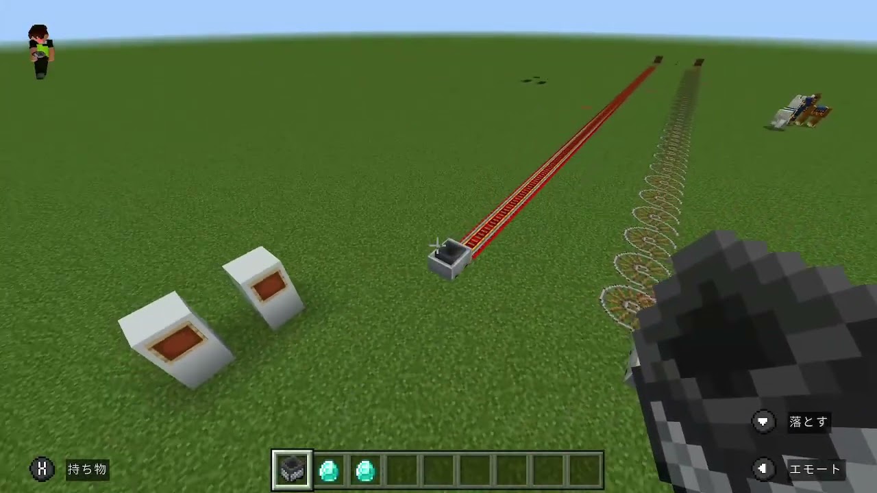[Minecraft]パワードレールよりも速いトロッコ？