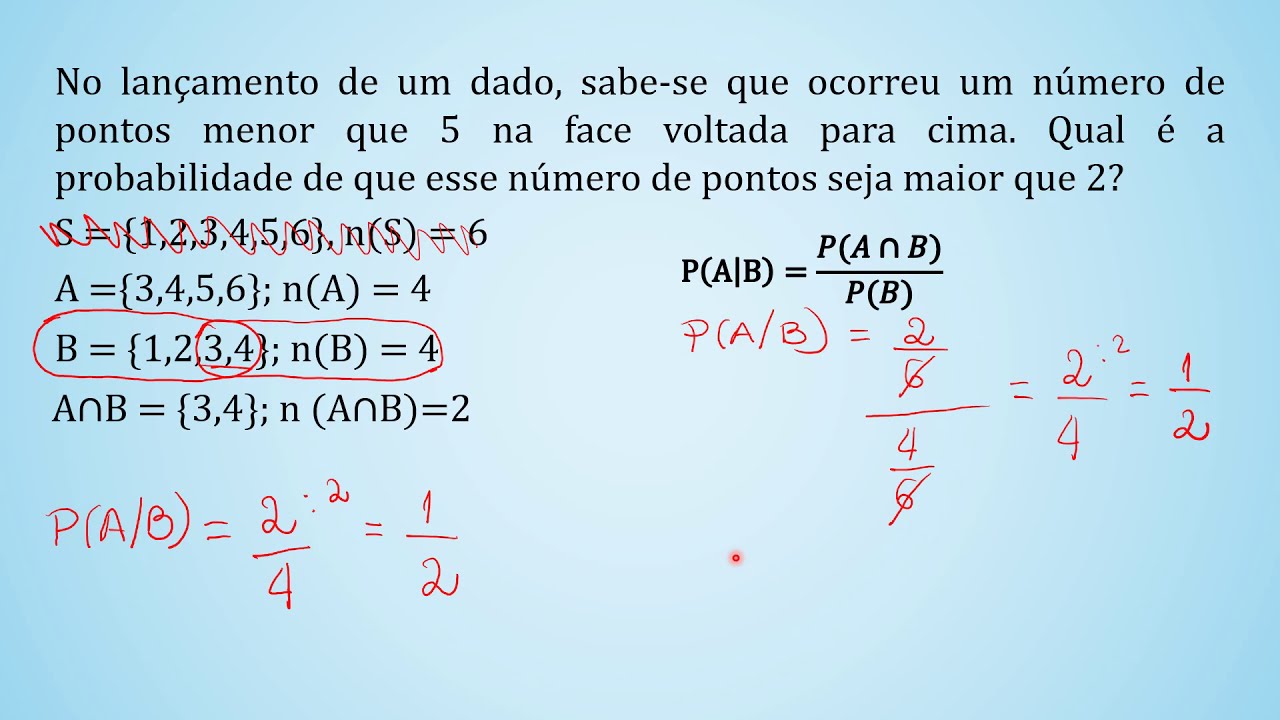 Probabilidade Condicional - Profª Camila Monteiro