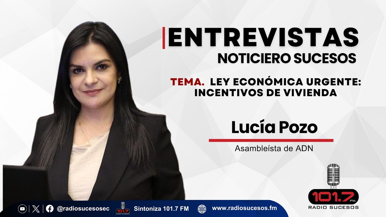 Entrevista Lucía Pozo, Asambleísta de ADN