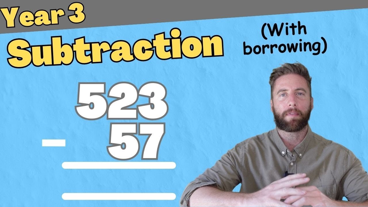 Subtraction Column Method | Year 3 Maths Lesson UK