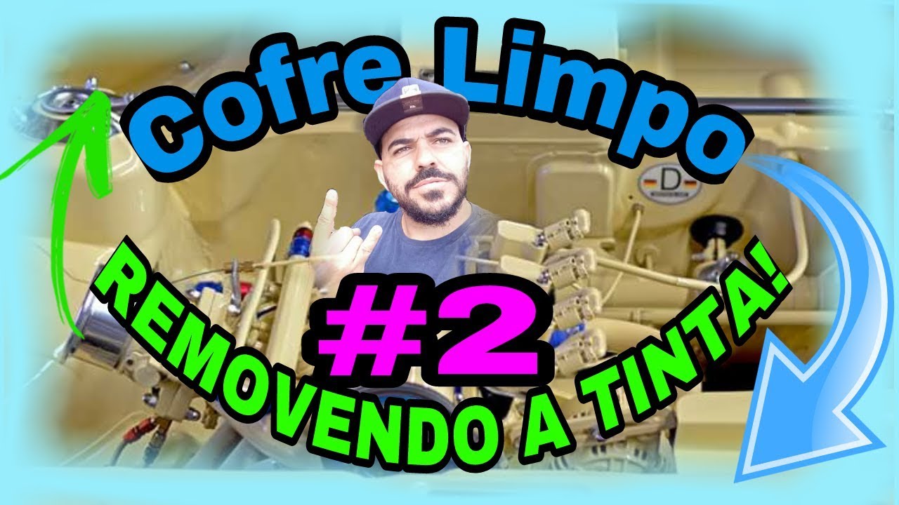 COMO REMOVER A TINTA  DO CARRO F&Aacute;CIL !! #2  COFRE LIMPO!!
