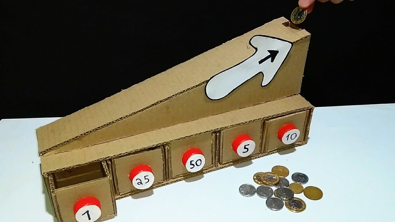SEPARADOR DE MOEDAS DE PAPELÃO