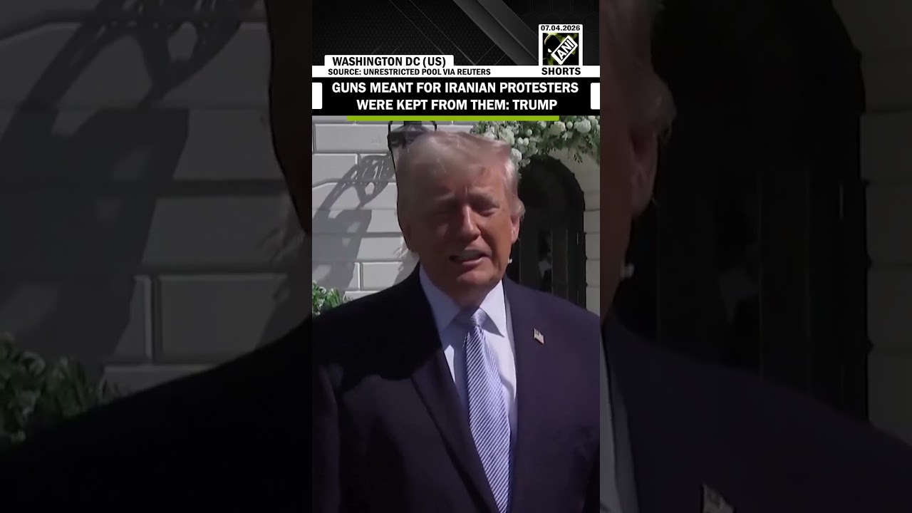 Trump claims weapons meant for Iranian protesters were intercepted and never delivered to them