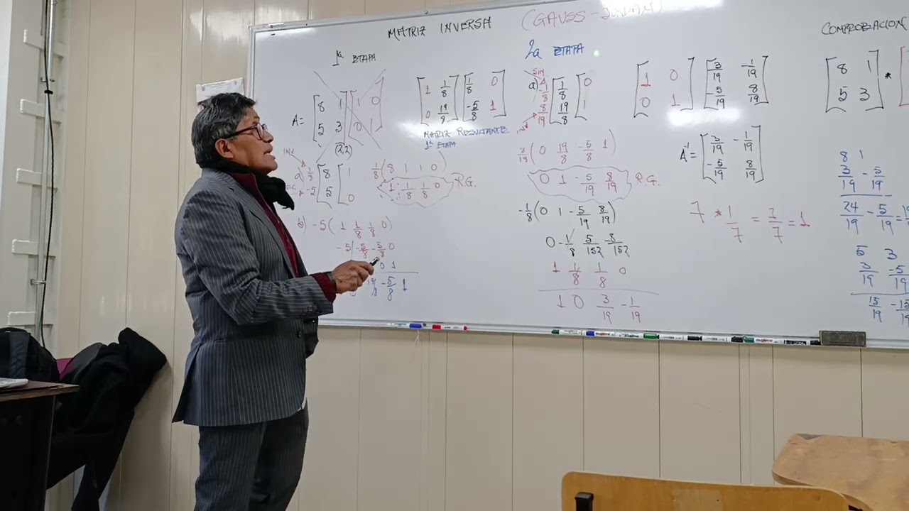 MATRIZ INVERSA (2,2) ejemplo 1