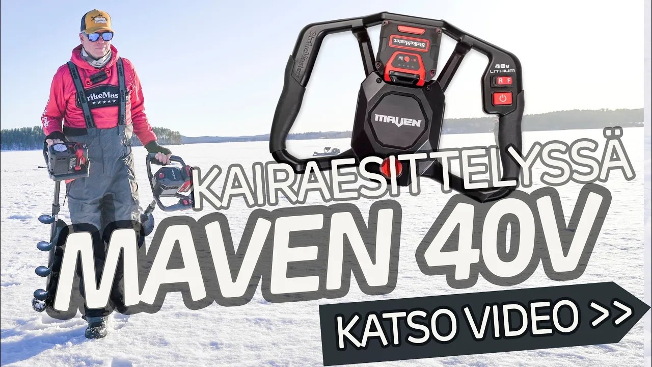 StrikeMaster Maven 40V -sähköväännin ja Maven 8
