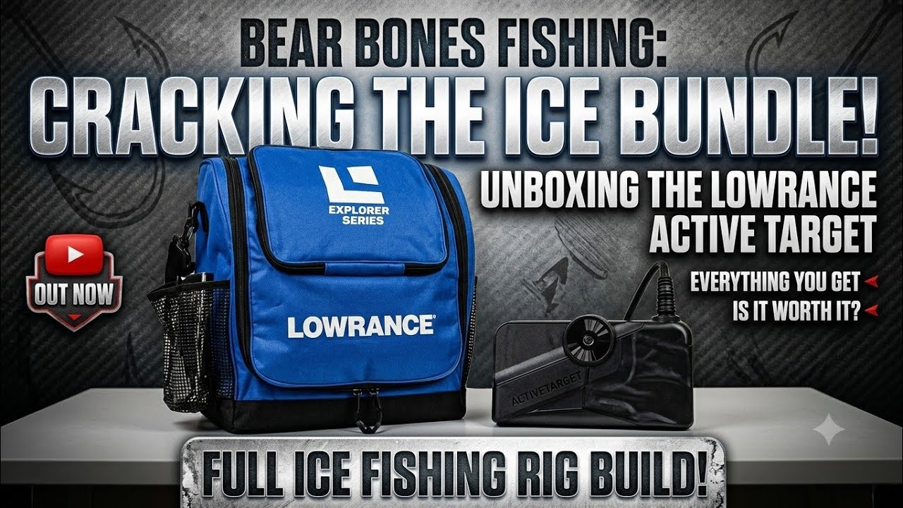 Lowrance Explorer Ice Fishing Active Target Kit - Unboxing and Setup
