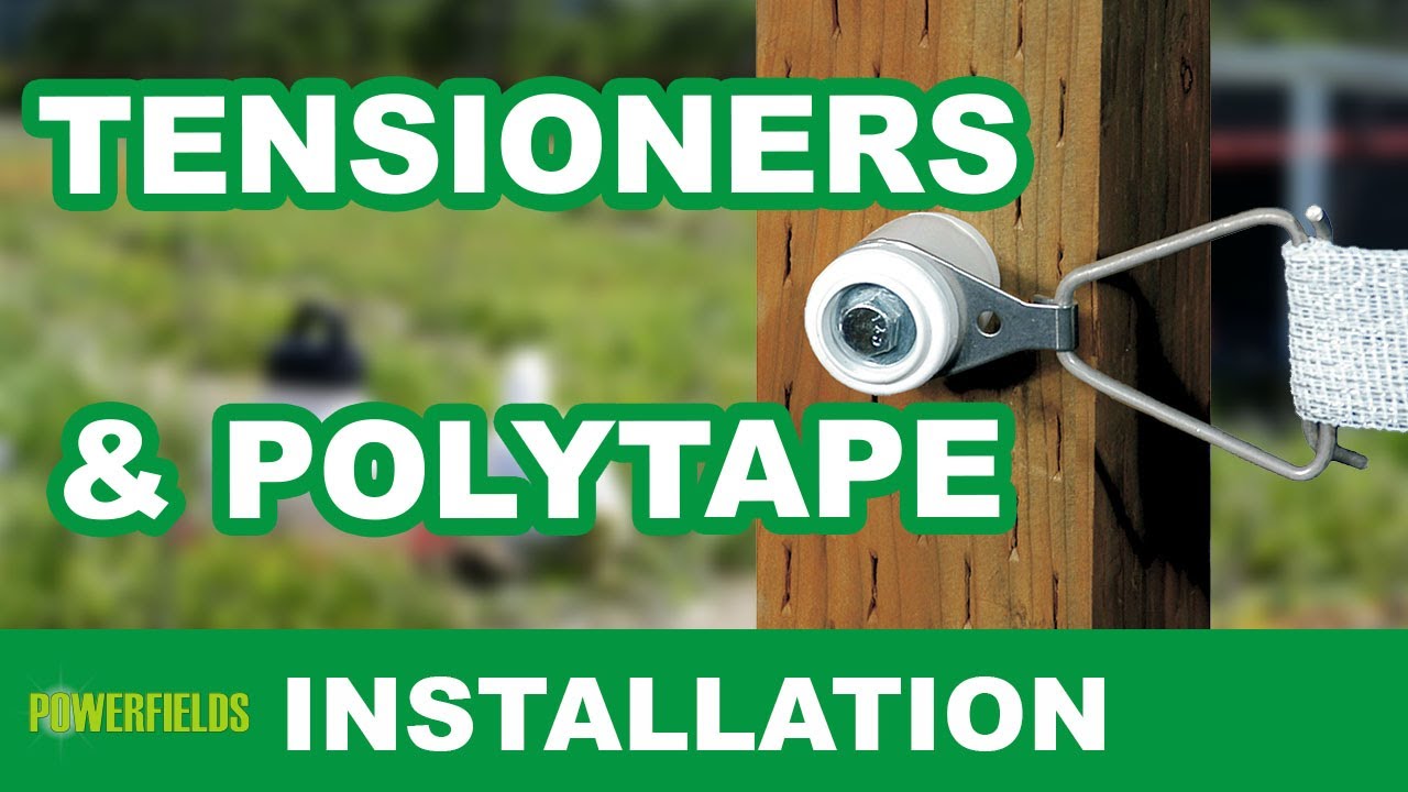 Installing Tensioners and Tape - A SAFE-FENCE Tutorial