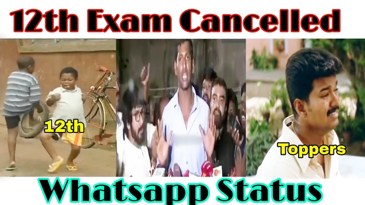 12th exam cancelled whatsapp status