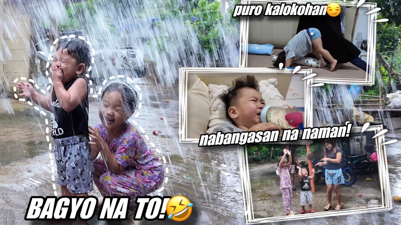 Unang Ligo Sa Ulan ni Skyler + NABANGASAN NA NAMAN SYA! | Sai Datinguinoo